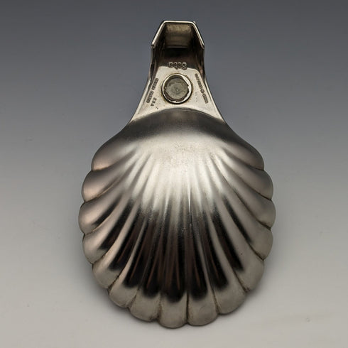 英國復古鍍銀松鼠裝飾貝殼堅果盤